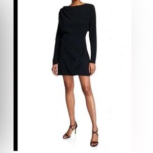 A.L.C. Greer Mini Dress Long Sleeve Black Size 8